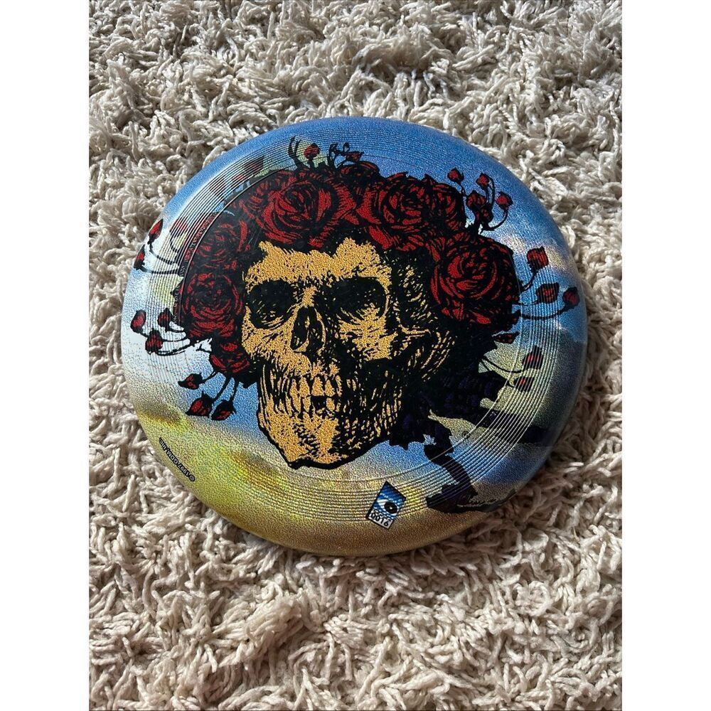 Vintage 1997 Grateful Dead Skull & Roses Frisbee Official Merch